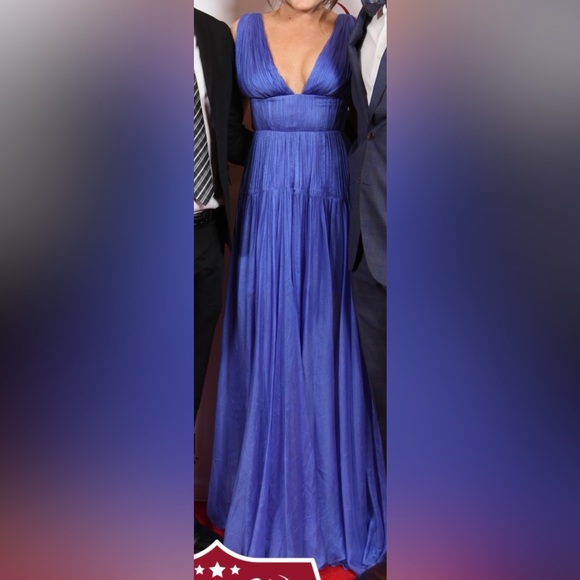 Maria Lucia Hohan | Rowen Maxi Dress, Amparo Blue, FR 34 - Picture 10 of 11